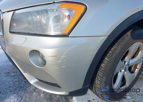 2011 BMW X3 xDrive28I из США, поврежденный, VIN 5UXWX5C58BL708118